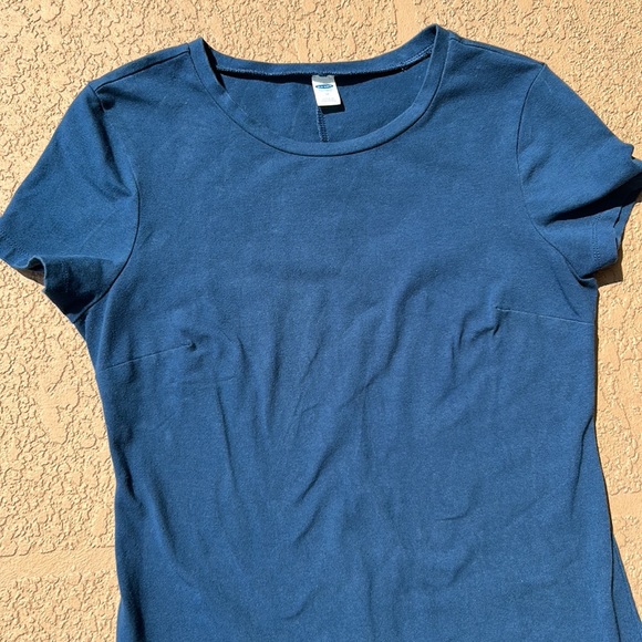 Old Navy Blue T-Shirt Dress Sz M - Picture 3 of 8
